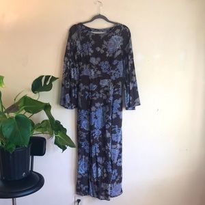 Free People Boho Keyhole Maxi Dress